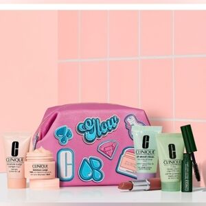 Clinique Makeup Bag with Travel Size Samples